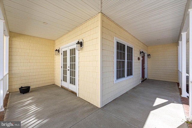 view of patio / terrace with french doors