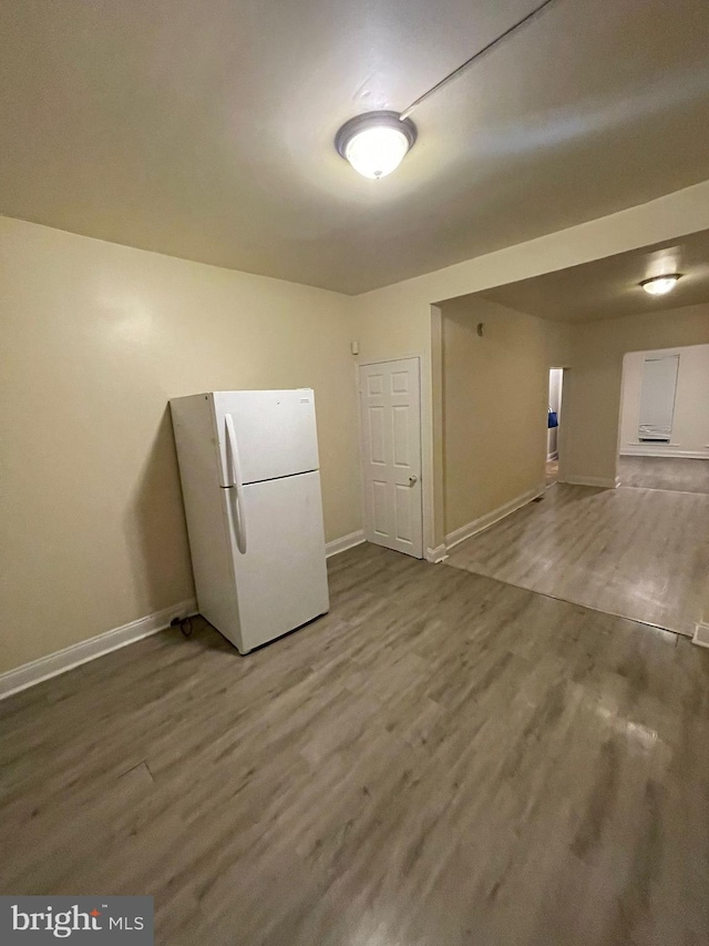 interior space with wood-type flooring