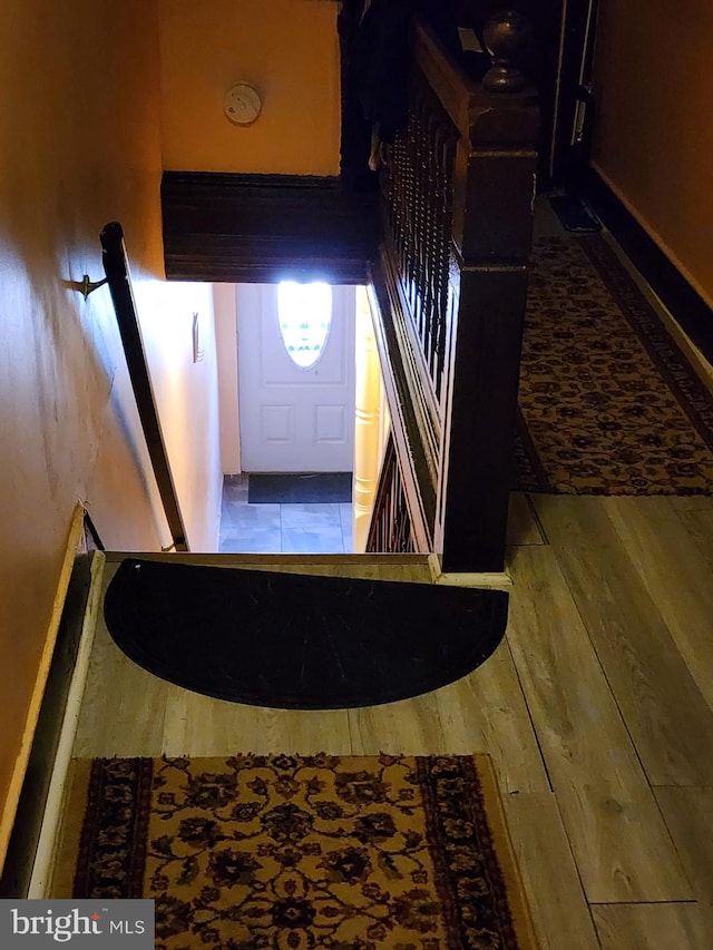 interior space featuring hardwood / wood-style floors