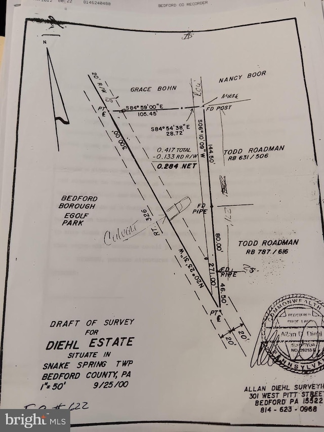 0 Egolf Rd, Bedford PA, 15522 land for sale