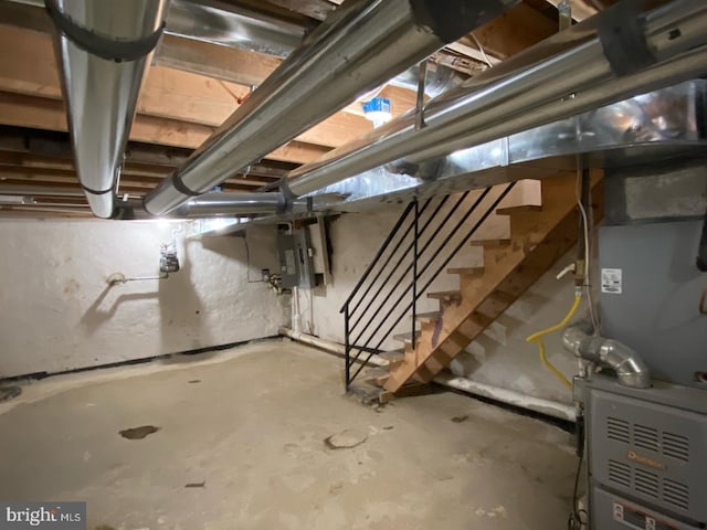 view of basement