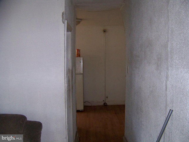 hall featuring hardwood / wood-style floors