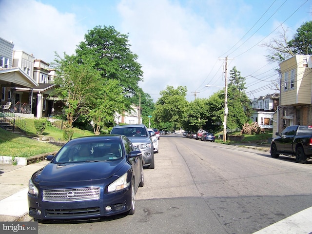 view of road