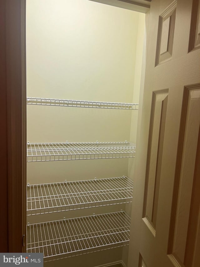 view of pantry