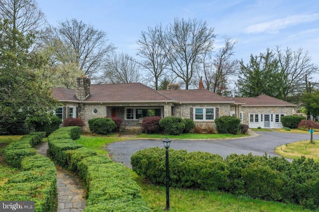 view of ranch-style home