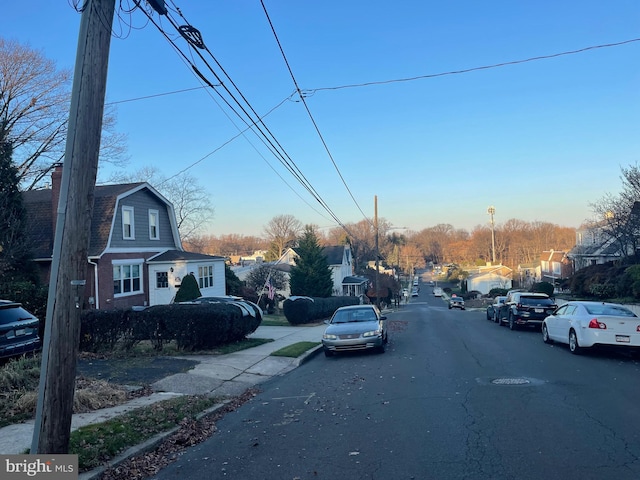 view of street