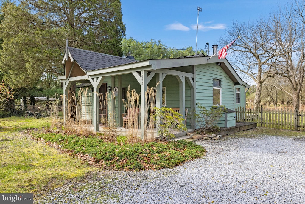 view of property exterior