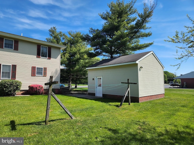 view of yard