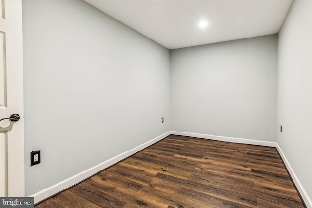 716 Pontiac Ave, Baltimore, MD 21225 - spare room featuring dark wood finished floors and recessed lighting