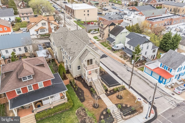 birds eye view of property featuring a residential view