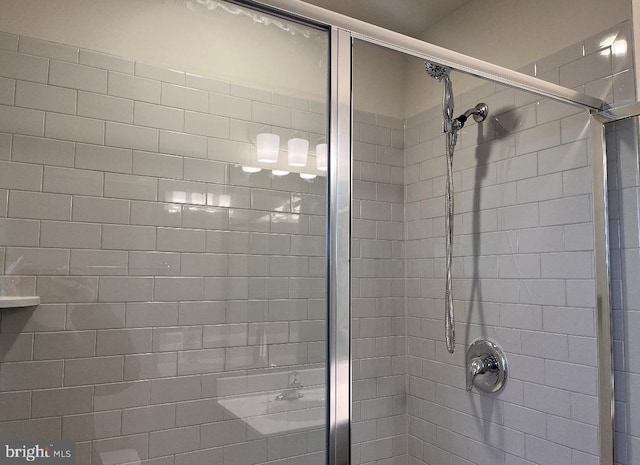 bathroom with walk in shower