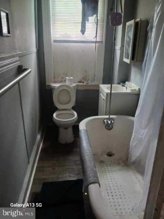 bathroom with toilet