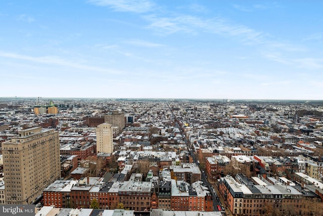 view of aerial view