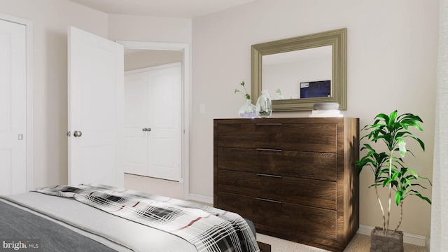 bedroom featuring carpet floors