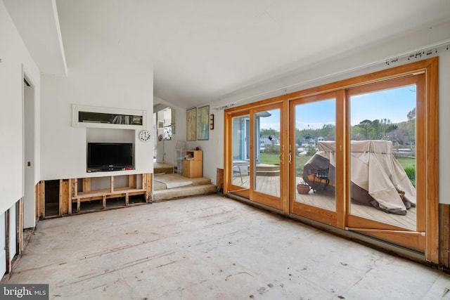 view of unfurnished living room