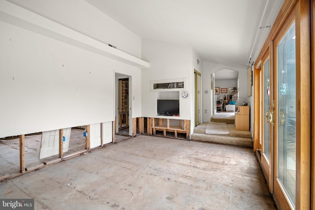 view of unfurnished living room