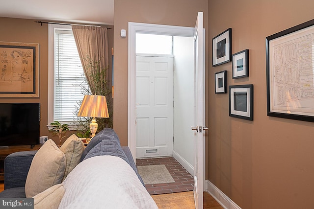 bedroom with multiple windows