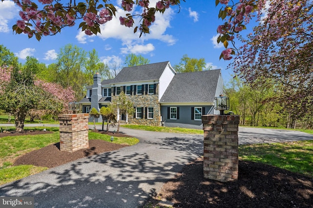 view of colonial house