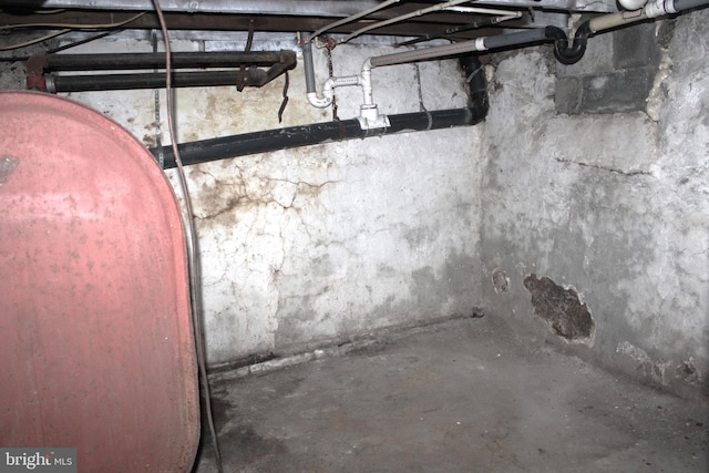 view of basement