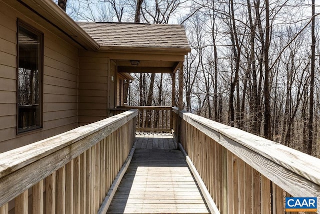 view of deck