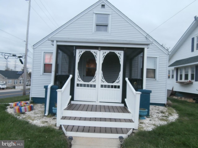 view of front of house