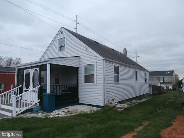 view of rear view of house