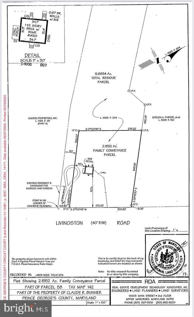 14311 Livingston Rd, Clinton MD, 20735 land for sale