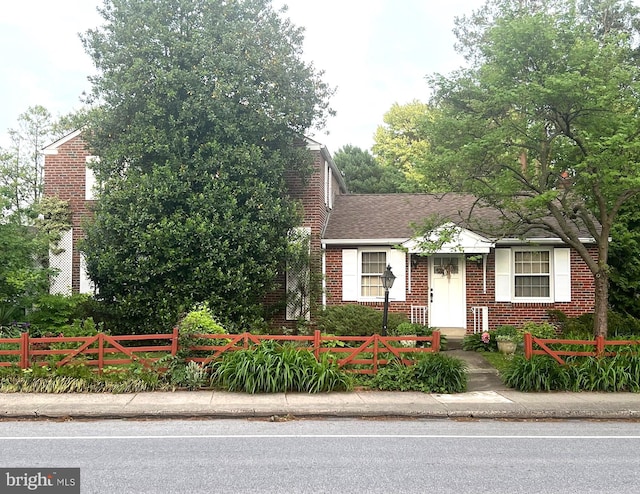 view of front of home