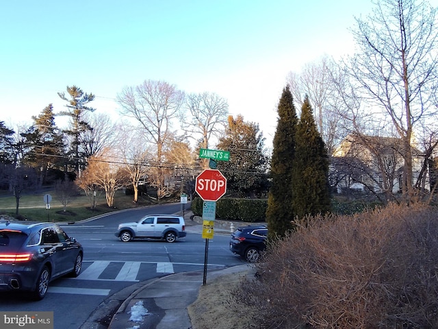 view of road