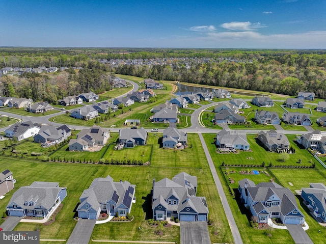 view of aerial view