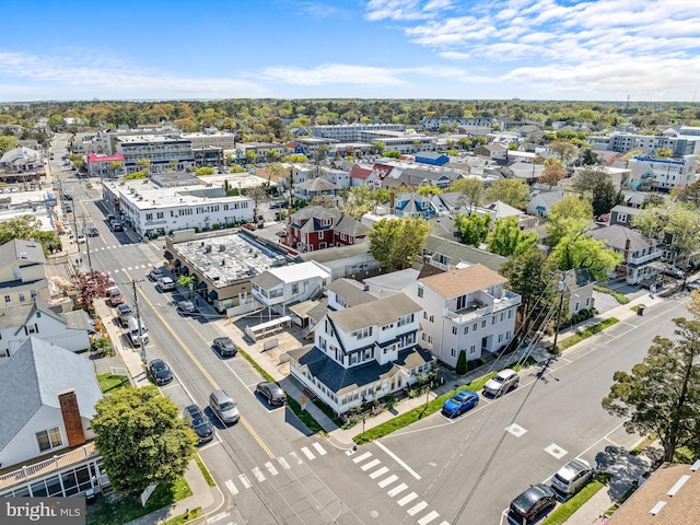 aerial view featuring a residential view