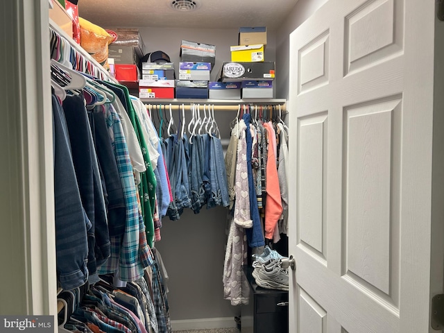 view of spacious closet