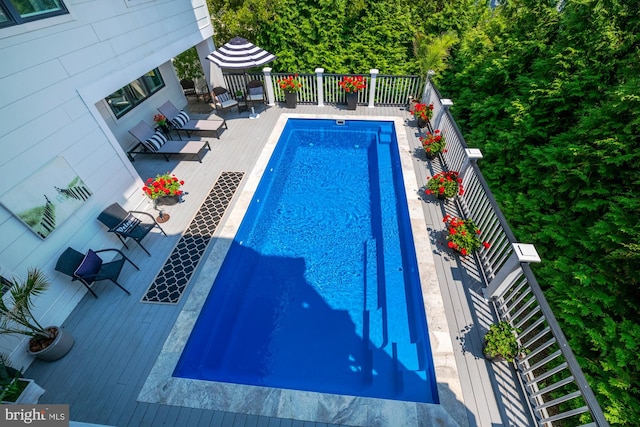 view of swimming pool