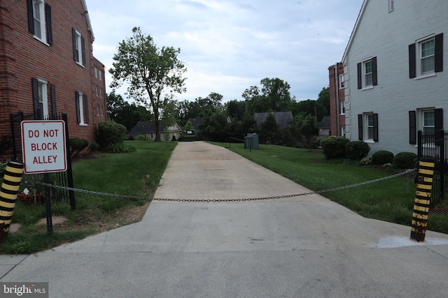 view of street