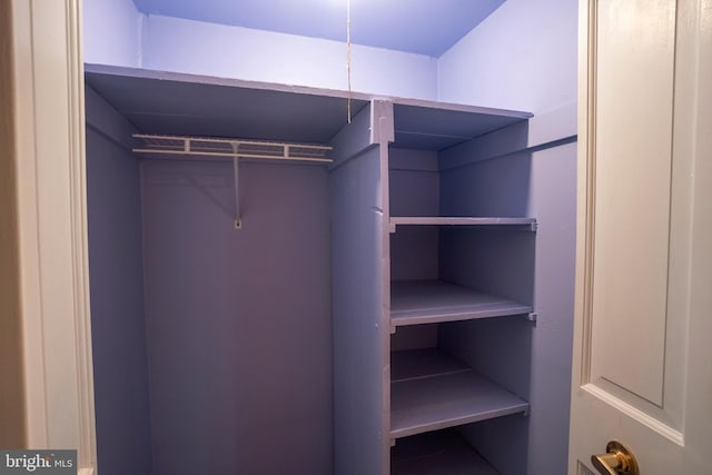 view of closet