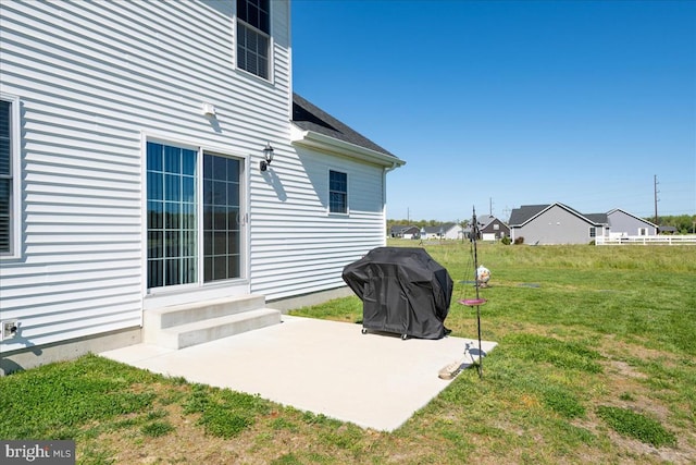 exterior space with a patio