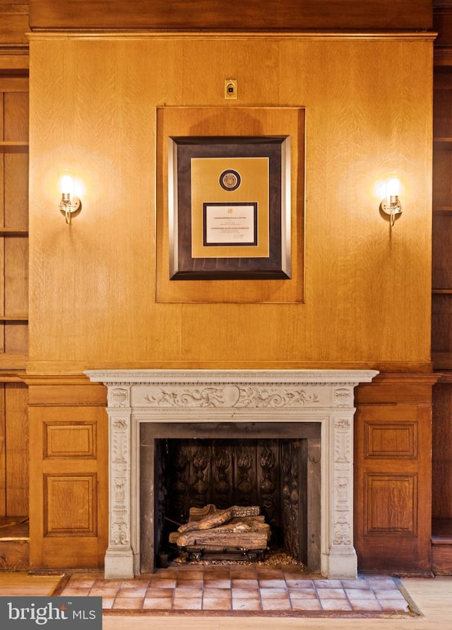 view of room details