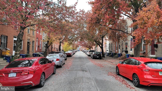 view of road