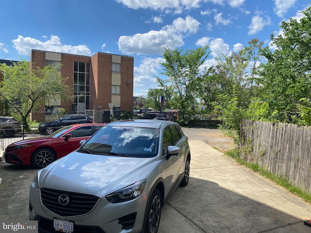 view of car parking