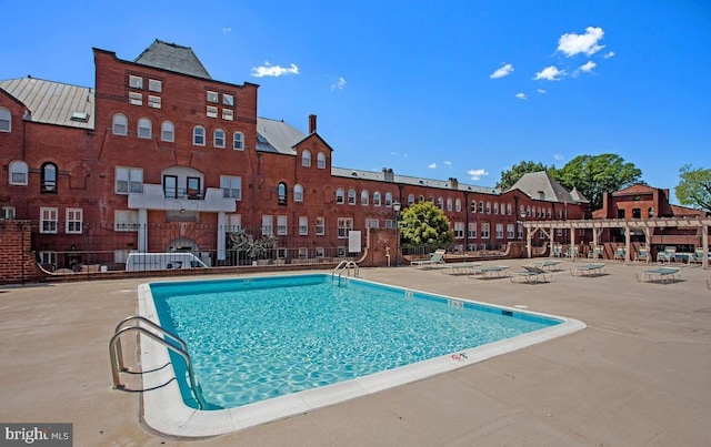 view of pool