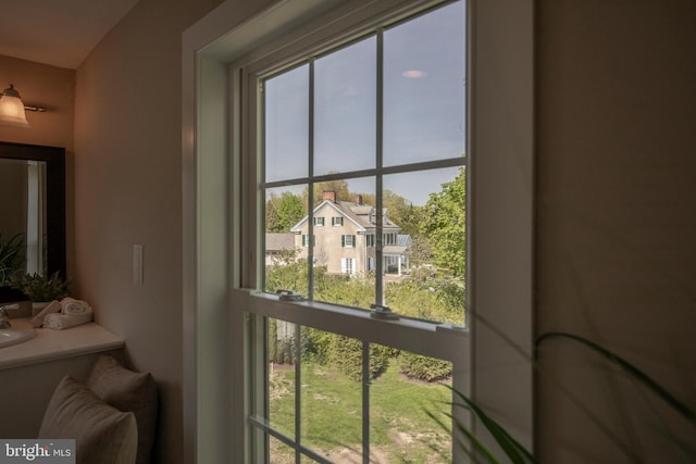 view of room details
