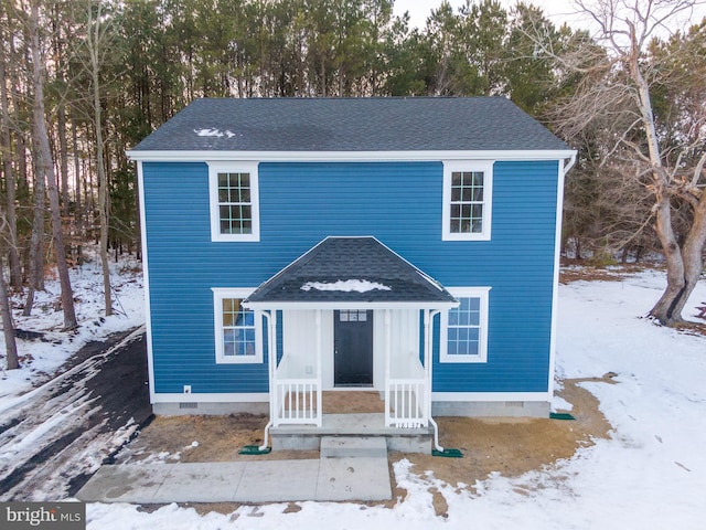 view of front of home