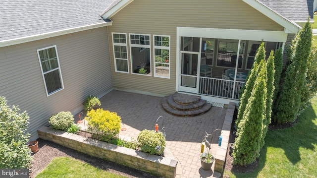 exterior space featuring a patio