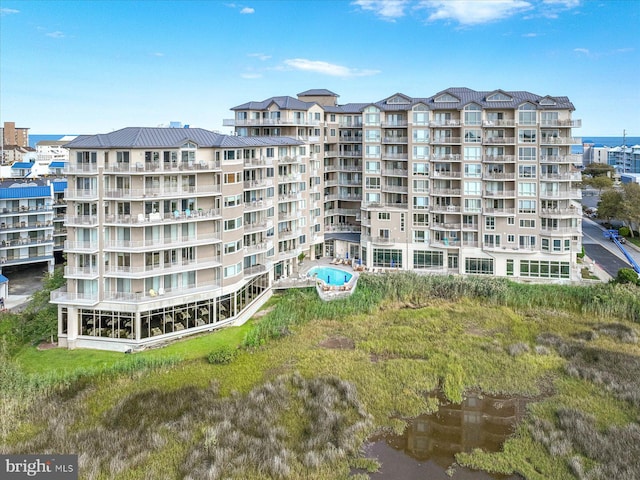 view of property featuring a water view