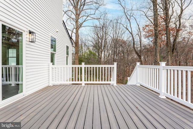 view of deck