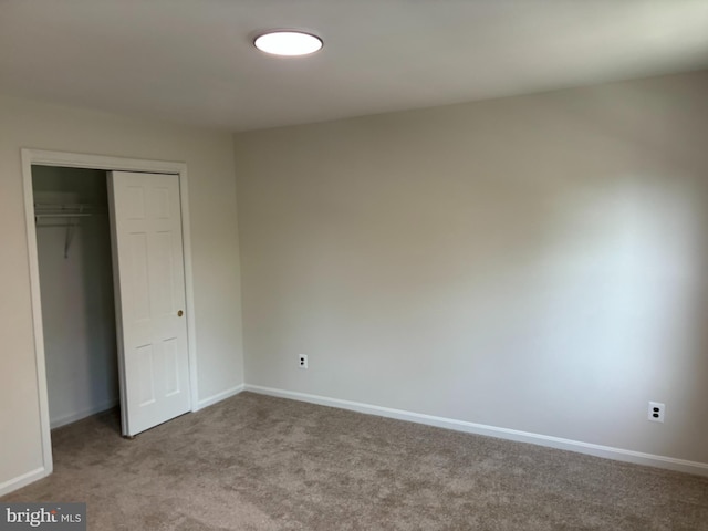 3820 V St SE Unit 202, Washington, DC 20020 - unfurnished bedroom featuring carpet flooring and a closet