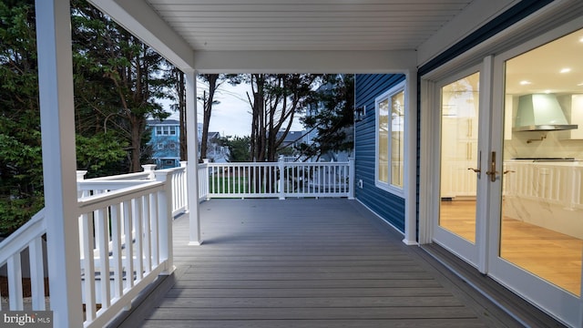 1707 Bay St, Fenwick Island, DE 19944 - view of wooden terrace