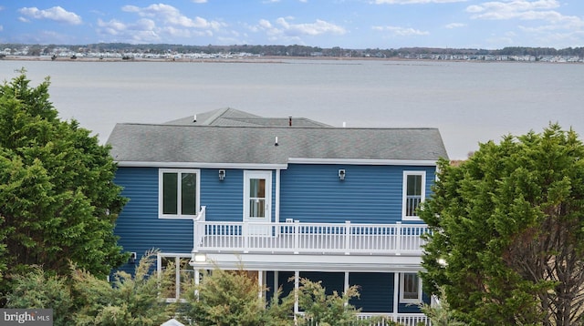 1707 Bay St, Fenwick Island, DE 19944 - back of property featuring a water view