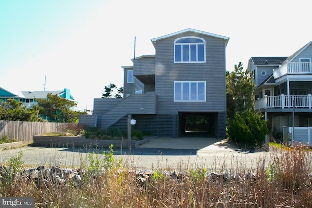 1707 Bay St, Fenwick Island, DE 19944 - view of front of home featuring a carport and driveway