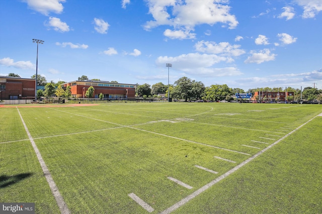 view of sport court